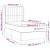 Pat box spring cu saltea, roz, 100x200 cm, catifea GartenMobel Dekor