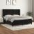 Pat box spring cu saltea, negru, 180x200 cm, catifea GartenMobel Dekor
