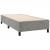 Pat box spring cu saltea, gri deschis, 100x200 cm, catifea GartenMobel Dekor