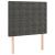 Pat box spring cu saltea, gri închis, 90x190 cm, catifea GartenMobel Dekor