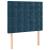 Pat box spring cu saltea, albastru închis, 90x190 cm, catifea GartenMobel Dekor