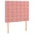 Pat box spring cu saltea, roz, 90x190 cm, catifea GartenMobel Dekor