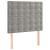 Pat box spring cu saltea, gri deschis, 90x200 cm, catifea GartenMobel Dekor