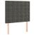 Pat box spring cu saltea, gri închis, 100x200 cm, catifea GartenMobel Dekor