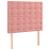 Pat box spring cu saltea, roz, 100x200 cm, catifea GartenMobel Dekor
