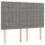 Pat box spring cu saltea, gri deschis, 140x190 cm, catifea GartenMobel Dekor