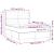 Pat box spring cu saltea, gri închis, 140x190 cm, catifea GartenMobel Dekor