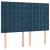 Pat box spring cu saltea, albastru închis, 140x190 cm, catifea GartenMobel Dekor