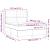 Pat box spring cu saltea, albastru închis, 140x190 cm, catifea GartenMobel Dekor