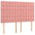 Pat box spring cu saltea, roz, 140x190 cm, catifea GartenMobel Dekor