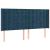 Pat box spring cu saltea, albastru închis, 200x200 cm, catifea GartenMobel Dekor