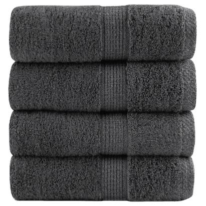 Prosoape premium SOLUND 4 buc antracit 30x50 cm 600 gsm GartenMobel Dekor