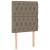Pat cu arcuri, saltea și LED, gri taupe, 80x200 cm, textil GartenMobel Dekor