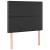 Pat cu arcuri, cu saltea și LED, negru, 90x200 cm, piele eco GartenMobel Dekor