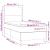 Pat continental cu saltea & LED, roz, 80x200 cm, catifea GartenMobel Dekor