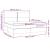 Pat continental cu saltea & LED, roz, 200x200 cm, catifea GartenMobel Dekor