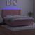 Pat continental cu saltea & LED, roz, 120x200 cm, catifea GartenMobel Dekor