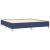 Pat box spring cu saltea, albastru, 200x200 cm, textil GartenMobel Dekor