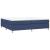Pat box spring cu saltea, albastru, 200x200 cm, textil GartenMobel Dekor