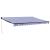 Copertină retractabilă albastru/alb, 4x3 m, textil/aluminiu GartenMobel Dekor