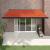 Copertină retractabilă portocaliu/maro 4,5x3 m, textil/aluminiu GartenMobel Dekor