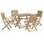 Set mobilier de grădină, 5 piese, lemn masiv de acacia GartenMobel Dekor
