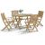 Set mobilier de grădină, 5 piese, lemn masiv de acacia GartenMobel Dekor