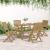 Set mobilier de grădină, 5 piese, lemn masiv de acacia GartenMobel Dekor