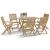 Set mobilier de grădină, 7 piese, lemn masiv de acacia GartenMobel Dekor