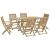 Set mobilier de grădină, 7 piese, lemn masiv de acacia GartenMobel Dekor
