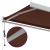 Copertina retractabilă automat, maro, 350x250 cm GartenMobel Dekor