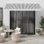 Copertină retractabilă antracit/alb, 3x2,5 m, textil/aluminiu GartenMobel Dekor