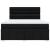 Pat box spring cu saltea, negru, 180x200 cm, catifea GartenMobel Dekor
