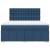 Pat box spring cu saltea, albastru, 180x200 cm, material textil GartenMobel Dekor