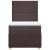 Pat box spring cu saltea, maro închis, 80x200 cm, textil GartenMobel Dekor