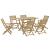 Set mobilier de grădină, 7 piese, lemn masiv de acacia GartenMobel Dekor