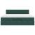 Cadru de pat otoman cu saltea verde închis 180x200cm catifea GartenMobel Dekor