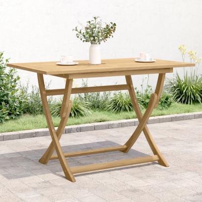 Masă de grădină pliabilă, 120x70x75 cm, lemn masiv de acacia GartenMobel Dekor
