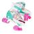 Role reglabile cu roti LED Nils Extreme NQ0187 RAINBOW FitLine Training