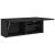 Dulap de perete de baie, negru, 80x25x30 cm, lemn prelucrat GartenMobel Dekor