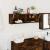 Dulap perete baie, stejar fumuriu, 100x25x30 cm, lemn prelucrat GartenMobel Dekor