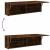 Dulap perete baie, stejar fumuriu, 100x25x30 cm, lemn prelucrat GartenMobel Dekor