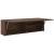 Dulap perete de baie, stejar maro, 100x25x30 cm, lemn prelucrat GartenMobel Dekor
