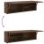 Dulap perete de baie, stejar maro, 100x25x30 cm, lemn prelucrat GartenMobel Dekor