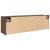 Dulap perete de baie, stejar maro, 100x25x30 cm, lemn prelucrat GartenMobel Dekor