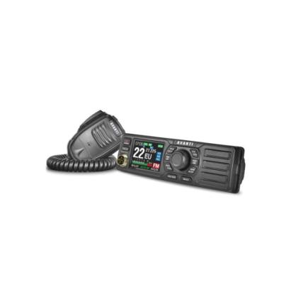 Statie Radio CB Avanti TOTALE, format 1DIN, 12-24V, difuzor frontal, ASQ RFGain Filtre Zgomot Reglabile Automotive TrustedCars