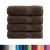 Prosoape de baie premium SOLUND 4 buc maro 100x150cm 600gsm GartenMobel Dekor
