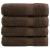 Prosoape de baie premium SOLUND 4 buc maro 100x150cm 600gsm GartenMobel Dekor