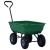 Cărucior manual de grădină basculabil, verde, 300 kg, 75 L GartenMobel Dekor