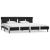 Cadru de pat cu LED, gri, 180 x 200 cm, piele artificială GartenMobel Dekor